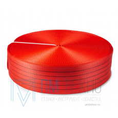 Лента текстильная для ремней TOR 50 мм 7500 
кг (красный) (Q)