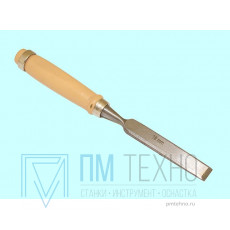 Стамеска  плоская 18мм (деревянная ручка)