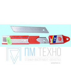 Лезвие для ножа универсального 0,5х18 мм отламывающееся (упаковка 10шт) 
