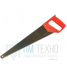 Ножовка 450мм прямой зуб 6TPI с пластмассовой ручкой Top Tools (10А645)