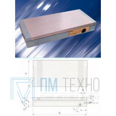 Плита магнитная плоская ХМ91 200х400 сила притяжения 110 N/см кв. 