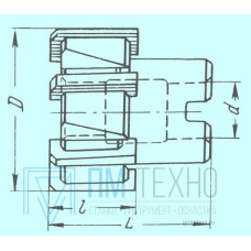 Развертка d 75,0х50х80х27 Н9 насадная Р6М5 со вставными ножами Z=8