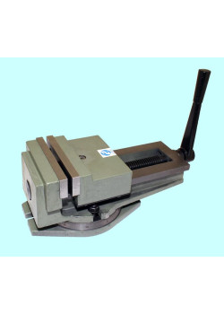 Тиски Станочные 160мм чугунные поворотные с открытым винтом, ход 180мм LTB160 (Q13) 