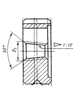 Плашка Трубная коническая   R  1 1/2