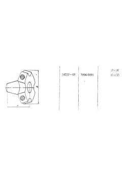 Гайка Звездообразная М8х D45х 35мм (7004-0001) ГОСТ 14552-69