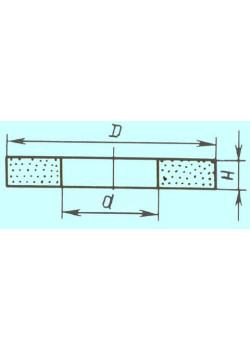 Круг ПП 300х 40х 76 25А 40 СМ2  (WA F46 L) (ВАЗ)