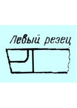 Резец Проходной упорный прямой 12х12х 55 ВК8 левый