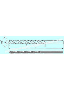 Сверло d  7,8  ц/х Р6М5