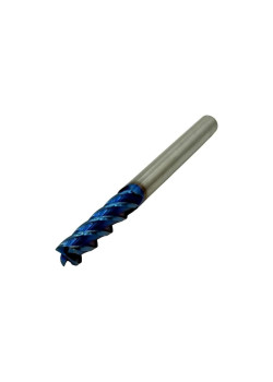 Фреза Концевая d 8,0х35х100 ц/х тв. сплав Z=4 цельная покрытие nACo-blue