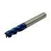 Фреза Концевая d 8,0х25х 75 ц/х тв. сплав Z=4 цельная покрытие nACo-blue