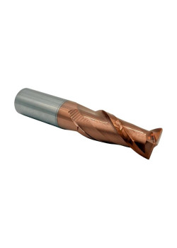 Фреза Концевая d18x 45х100 ц/х тв. сплав Z=2 цельная покрытие TiXCo