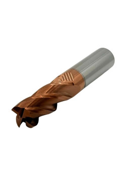 Фреза Концевая d18x 45х100 ц/х тв. сплав Z=4 цельная покрытие TiXCo