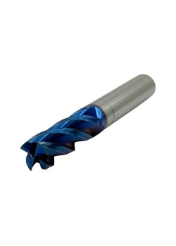 Фреза Концевая d14х40х100 ц/х тв. сплав Z=4 цельная покрытие nACo-blue