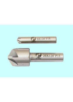 Зенковка d 12,5х16.0х 48 конус 120° dхв=8мм Р18 ц/х Z=6 DIN335A 