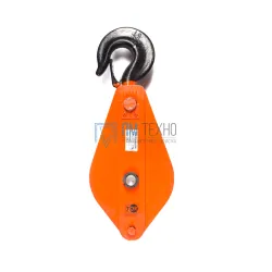 Блок монтажный двухрольный с крюком TOR HQG(L) K2-5,0 т (K)