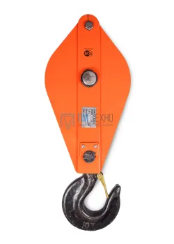 Блок монтажный однорольный с  крюком TOR H K1 4т с откидной щекой (G)