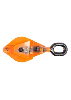 Блок монтажный однорольный с  ушком TOR HQG(L) K1-5,0 т с откидной щекой (T)