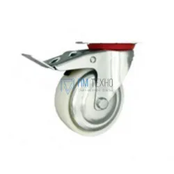 Колесо поворотное полипропилен SRCnb 63 160 мм с торозом (F)