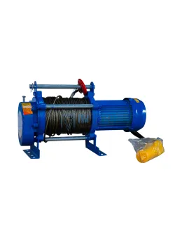 Лебедка TOR ЛЭК-500 E21 (KCD) 500/1000 кг 220 В с канатом 100/50 м (T)