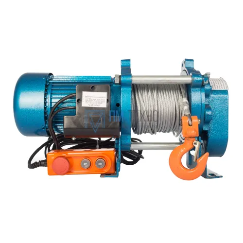 Лебедка TOR ЛЭК-1000 E21 (KCD) 1000/2000 кг 380 В с канатом 100/50 м (T)