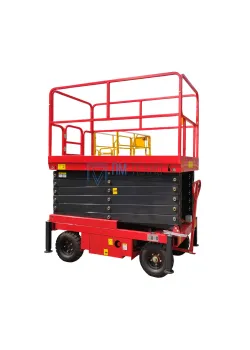 Подъемник ножничный самоходный 500 кг 6/8 м TOR SJY-0,5-6 DC аккумуляторный (G)