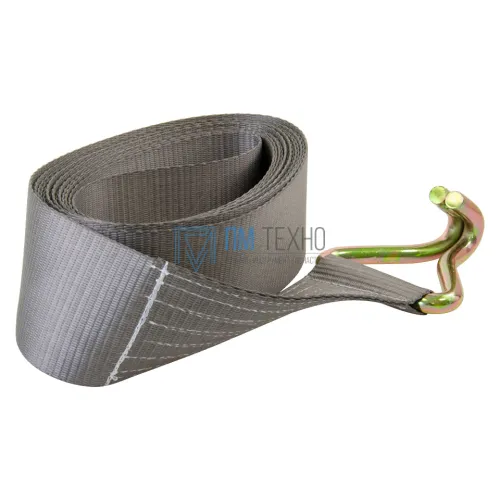Ремень стяжной TOR 5,0/10,0 т 12,0 м 100 мм (серый)