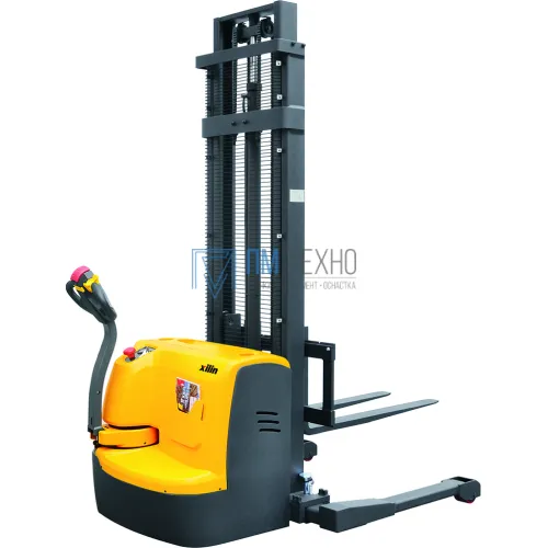 Штабелер самоходный 1,5 т 5,0 м XILIN CTDR15-III Li-ion 24/230 В/Ач раздвижные вилы и опоры