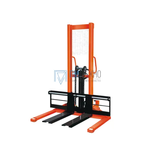 Штабелер гидравлический 1,0 т 1,6 м TOR CTY-EW1016 с раздвижными вилами и расширенными опорами