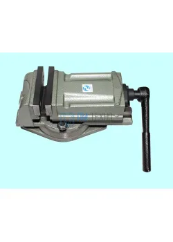 Тиски Станочные 100мм чугунные поворотные с закрытым винтом, ход 80мм LTH100 (Q12) 