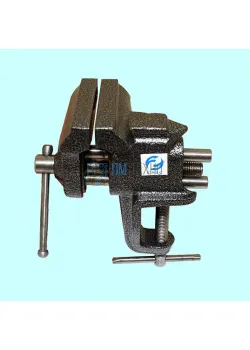 Тиски Слесарные   75 мм неповоротные настольные с наковальней, крепление струбциной 