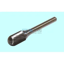 Борфреза тв.спл. сфероцилиндр. d 2,0х12х3х30 R1 спиральная насечка (C02 12М03)