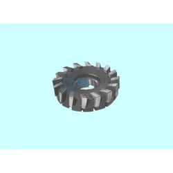 Фреза Торцевая насадная 200х45х50 со вставными рифл. ножами Р6М5, Z=20