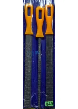 Набор рашпилей из 3шт. 200мм с пластмассовой ручкой (A14) 