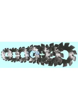 Фреза m 0,9 (комплект из 8шт) 30х12,5х3,0мм, Р6М5 20 град  Z=12