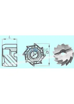 Фреза Торцевая насадная  40х40х16 Р18 Z=12