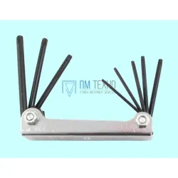 Набор ключей Шестигранных TORX из  8шт (T9,Т10,Т15,Т20,Т25,Т27,Т30,T40) в метал. корпусе СrV 