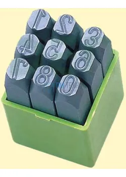 Клейма Цифровые № 2 сталь (9шт) 