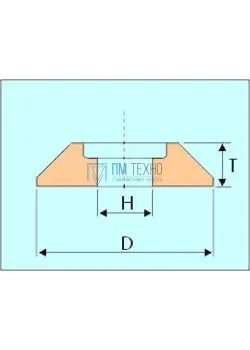 Круг 3П 200х10х32 14А 60 СТ для заточки пил (бакелитовый)