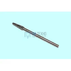 Борфреза тв.спл. конич.со сферическим торц. d4х13х45 (L4) х-к 3мм