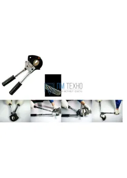 Ножницы секторные для резки стального троса d до 22мм  J20 с телескоп.руч.55х160х400