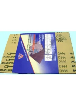 Шлифшкурка Набор из 10 листов 170х240мм М40 водостойкая