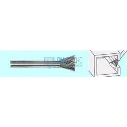 Борфреза тв.спл. с обратным конусом d16х16х6х65 18° Х-образн.насечка (N16 16Х06) 