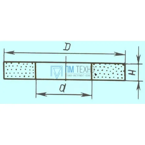 Круг ПП 300х 40х 76 64С 25 СМ1  (GC F60 K) (ВАЗ)
