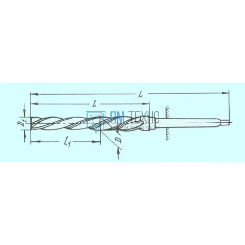 Развертка d28,0х20,2х195х311 к/х котельная машинная Р6АМ5 КМ3 