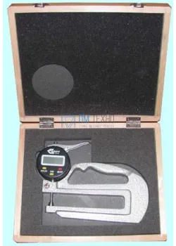 Толщиномер индикаторный электронный (0-10мм), цена дел. 0,001мм, L120мм 