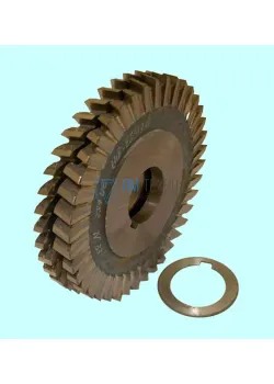 Фреза дисковая 3-х сторонняя 105х16х27, Z=40 ЭП682 с разнонаправленными зубьями порошковая сталь комплектная из 2шт.