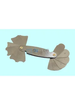 Набор радиусных шаблонов №2 (R 8-25мм) 