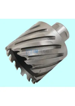 Сверло d 80х50мм корончатое кольцевое Р6АМ5 хвостовик Weldon 32мм по металлу 