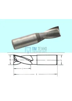 Фреза Шпоночная d 3,0х 5х32 ц/х Р6М5 (без маркировки)