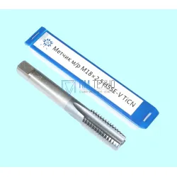 Метчик М18,0 (2,5) м/р.HSSЕ-V (GV3) покрытие TiCN ISO 529 